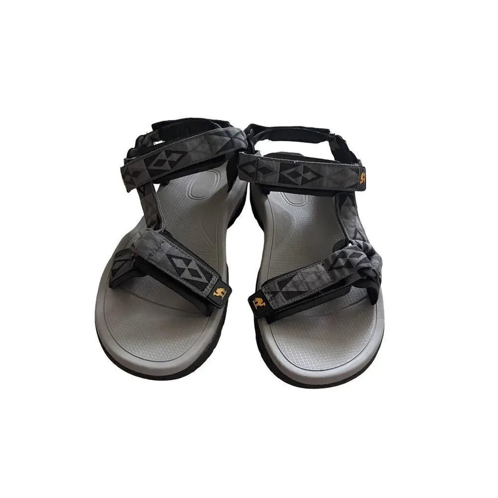 Camel Crown Mens Gray Outdoor Comfort Beach Summer Water Sports Sandals Size 11